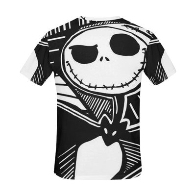 Nightmare Skull Jack All Over Print T-Shirt for Men