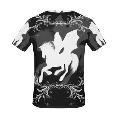 Wonderful white unicorn All Over Print T-Shirt for Men